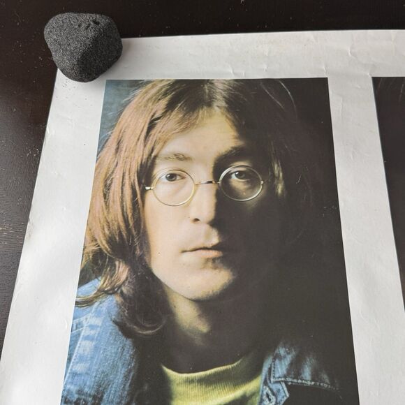 Beatles White Album Poster Apple Corps 35”x23” John Paul George Ringo Portraits - Picture 2 of 12